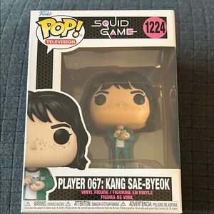 Funko Pop! Squid Game Player 067 in Teal and Black